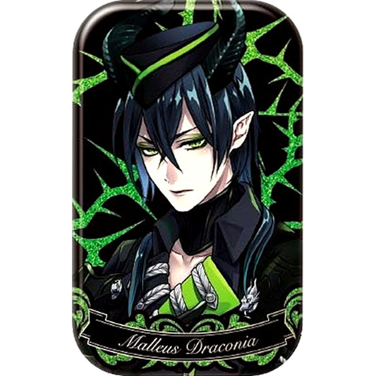 Malleus Draconia Disney Twisted-Wonderland Glitter Square Button B [USED]