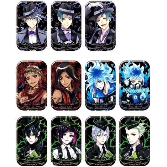 Set of 11 Disney Twisted Wonderland Lame Kira Square Button B [USED]