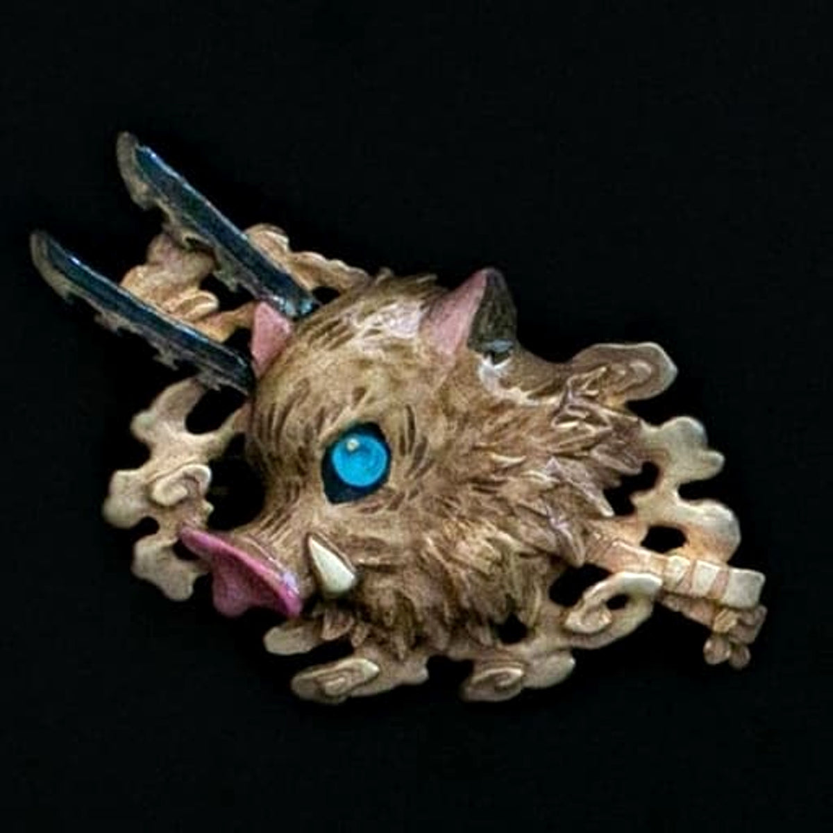 Demon Slayer: Kimetsu no Yaiba Inosuke Hashibira Brooch [USED]
