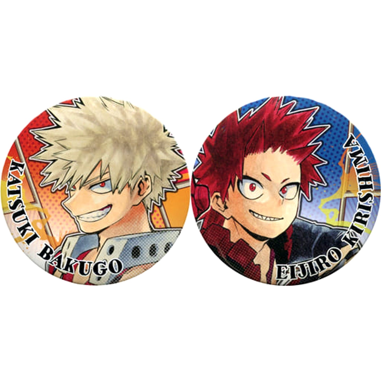 Katsuki Bakugo Eijirou Kirishima My Hero Academia Set of 2 Button Jump Shop Limited [USED]