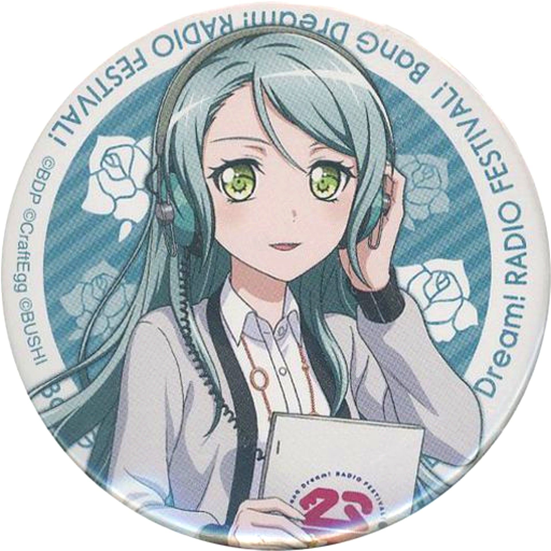 Sayo Hikawa BanG Dream! Girls Band Party! Bandori! Radio Matsuri! Trading Button [USED]
