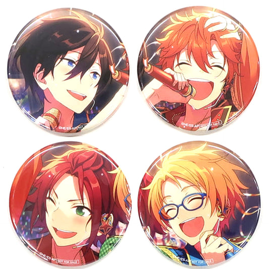 Trickstar Ensemble Stars! Set of 4 Button Participating Stores Limited Blu-ray/DVD Vol.05-08 Linked Purchase Bonus [USED]