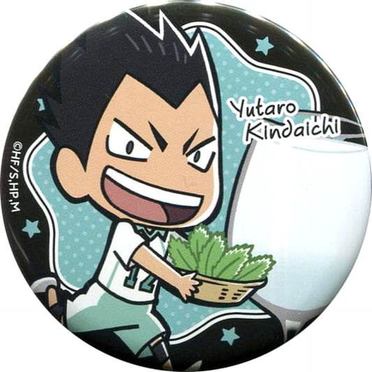 Haikyu!! To The Top Yutaro Kindaichi Trading Can Badge Collaboration Food Ver. animate cafe Limited Buttons [USED]