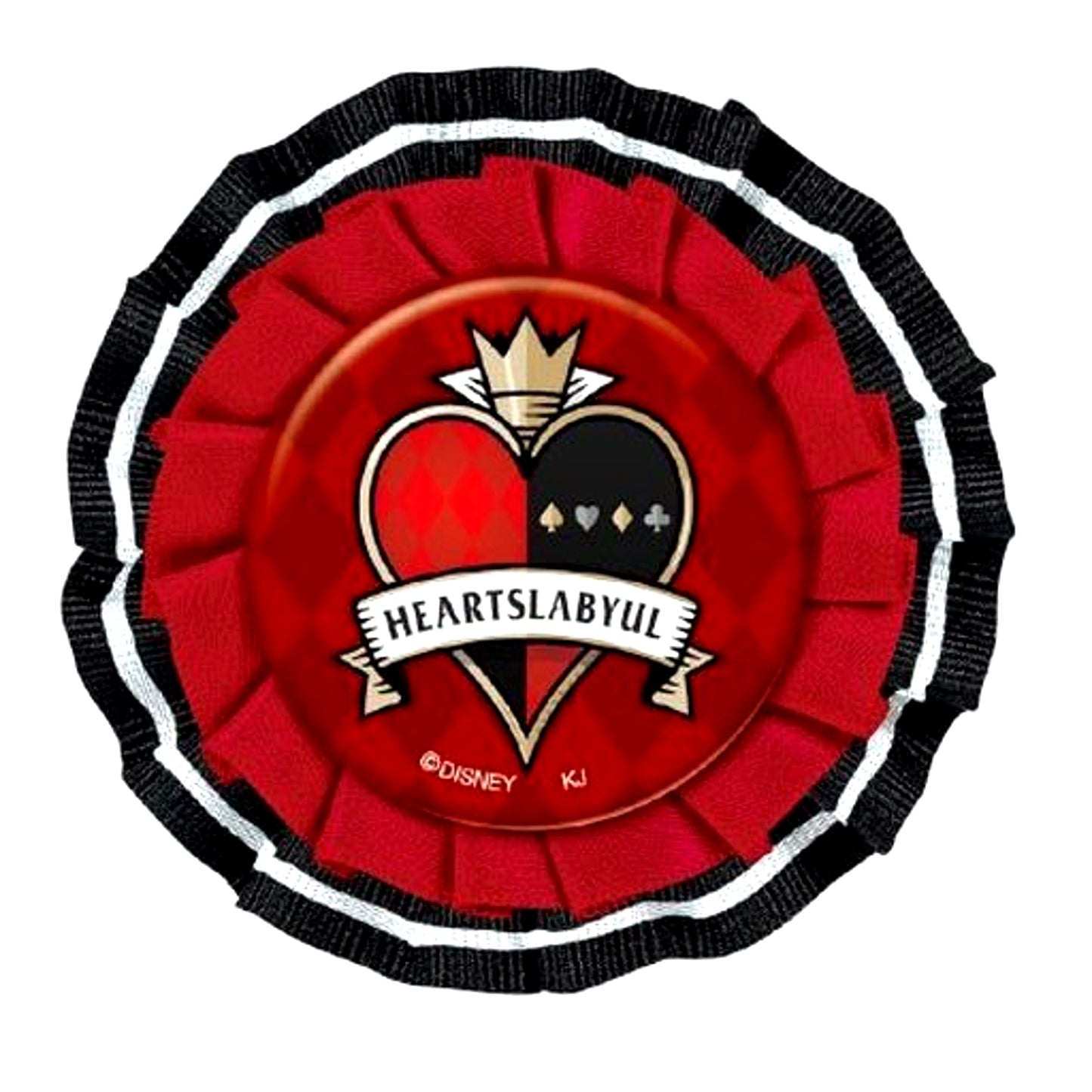 Heartslabyul Disney Twisted-Wonderland Rosette Button [USED]