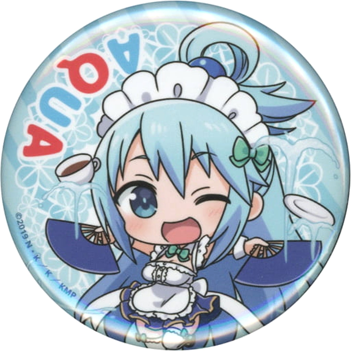 KonoSuba: God's Blessing on This Wonderful World!: Legend of Crimson Aqua DMM Scratch! Can Badge Prize E-2 Buttons [USED]