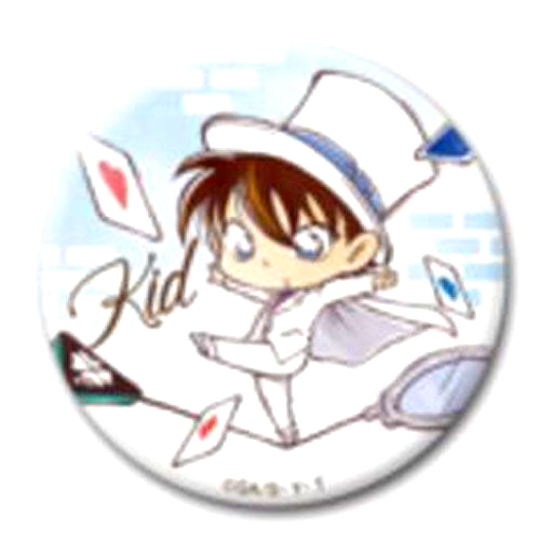 Kaitou Kid Detective Conan Trading Button Miniature Series [USED]