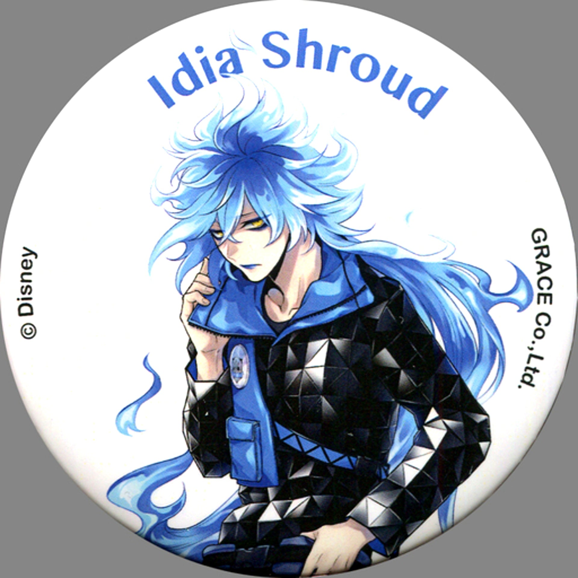 Idia Shroud Disney Twisted-Wonderland Button [USED]