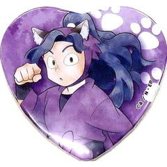 Nintama Rantaro Kihachiro Ayabe Heart Can Badge Collection Get The Phantom Dumplings Stage Two Namja Town Limited Buttons [USED]