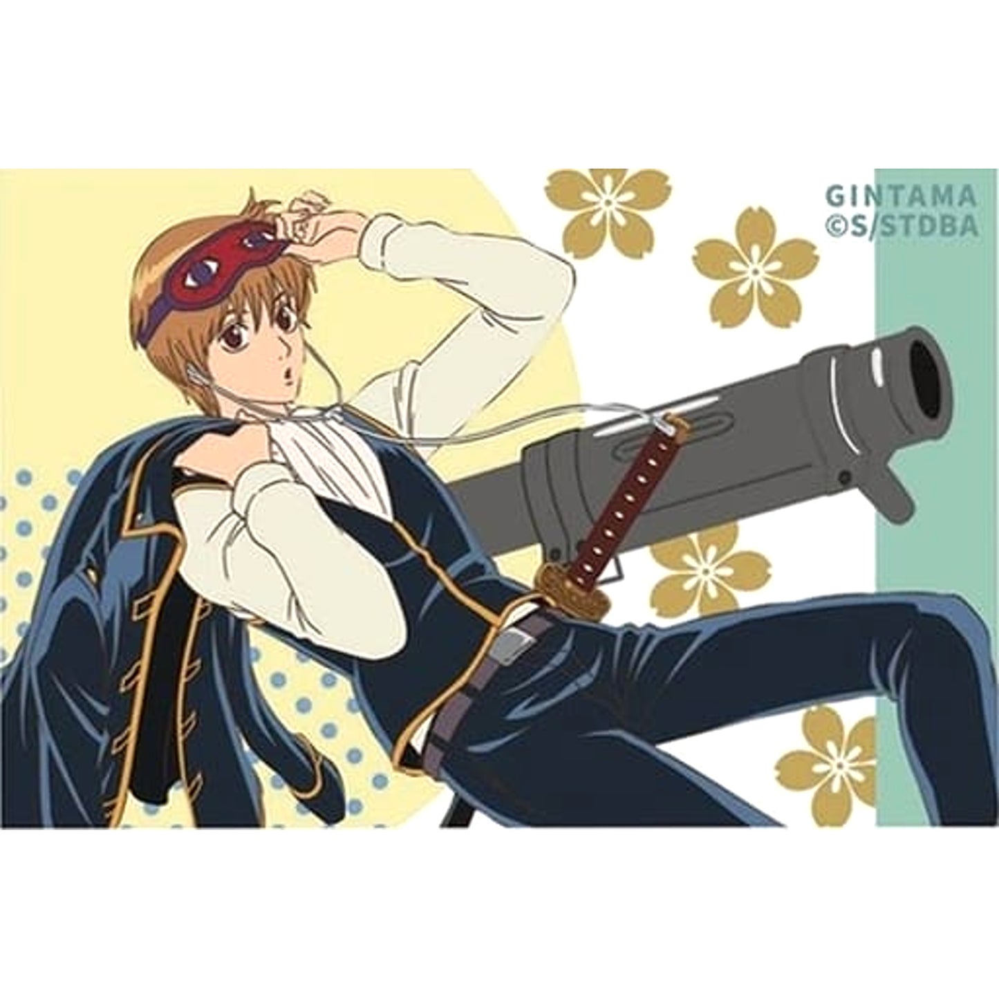 Sougo Okita Gintama Square Button Collection [USED]