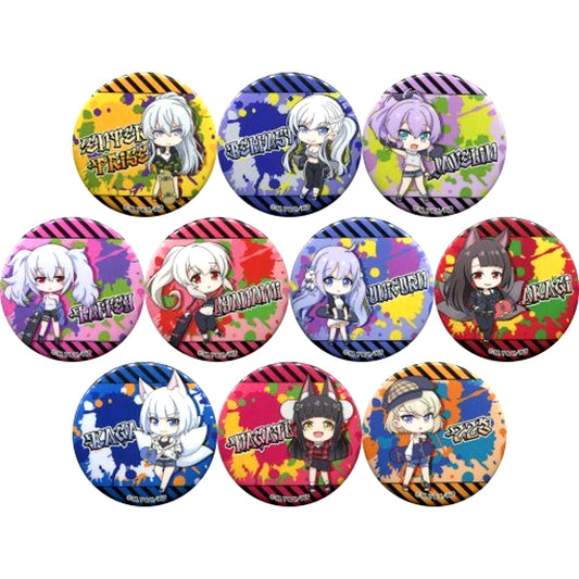 Set of 10 Azur Lane The Animation x Don Quijote Button [USED]