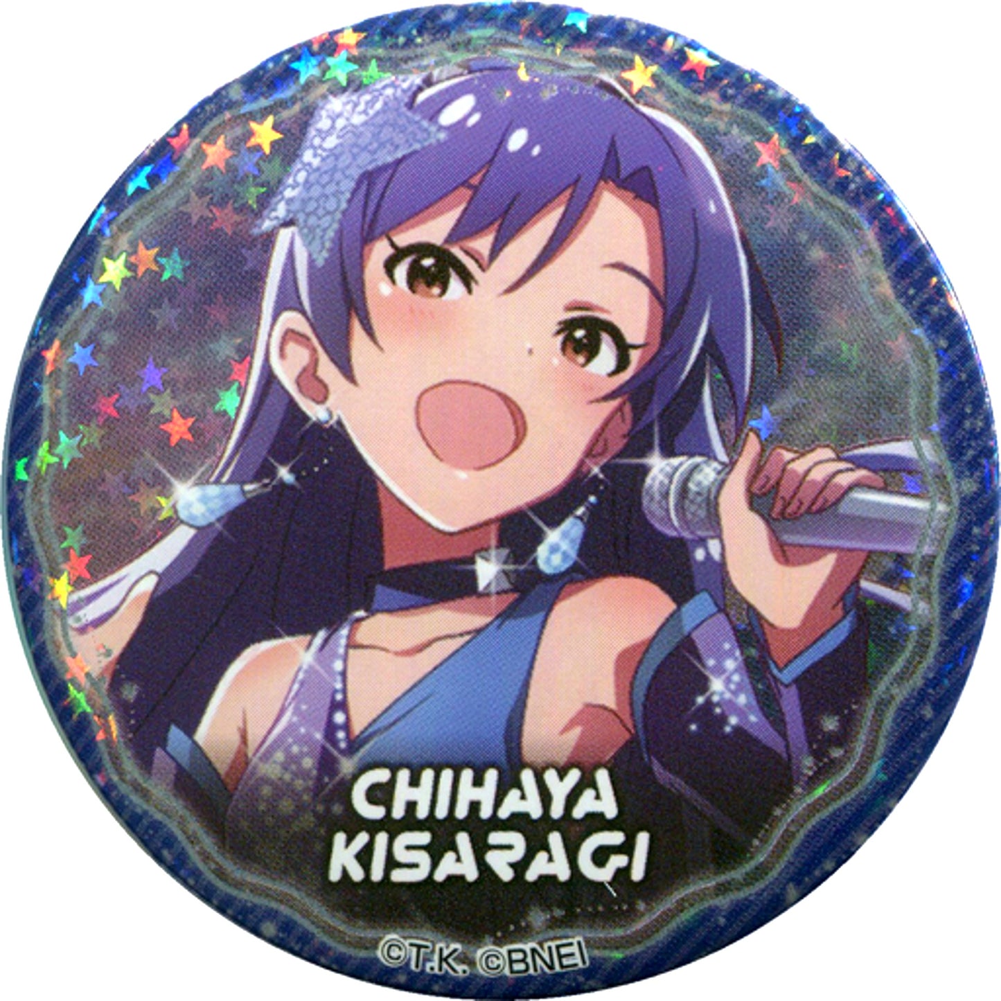 Chihaya Kisaragi Hologram The Idolmaster Trading Badge B The Idolmaster x Tokyu Hands SUMMER LAB 2020 Goods [USED]