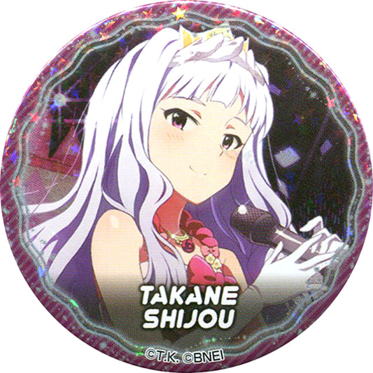 Takane Shijo Hologram Trading Button B The Idolmaster The Idolmaster x Tokyu Hands Summer Lab 2020 Goods [USED]