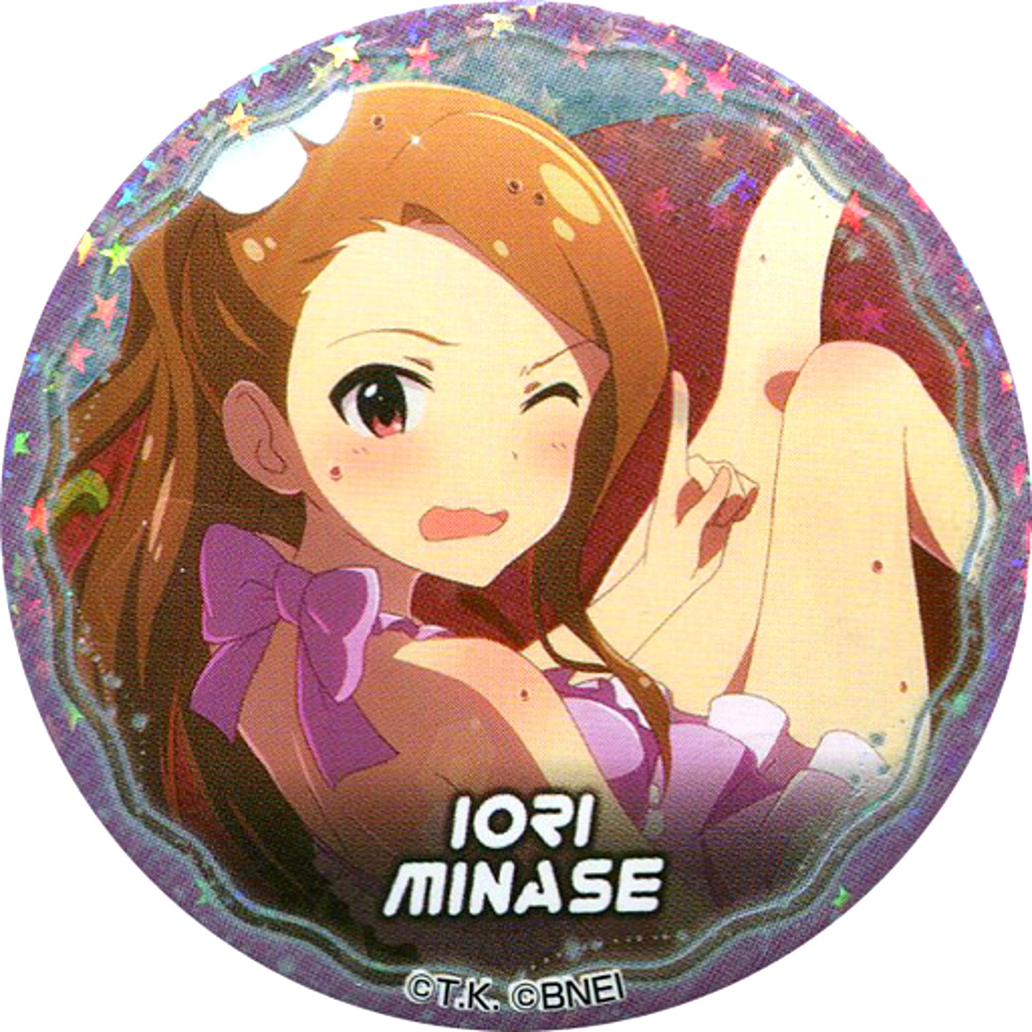 Iori Minase Hologram The Idolmaster Trading Badge B The Idolmaster x Tokyu Hands SUMMER LAB 2020 Goods [USED]