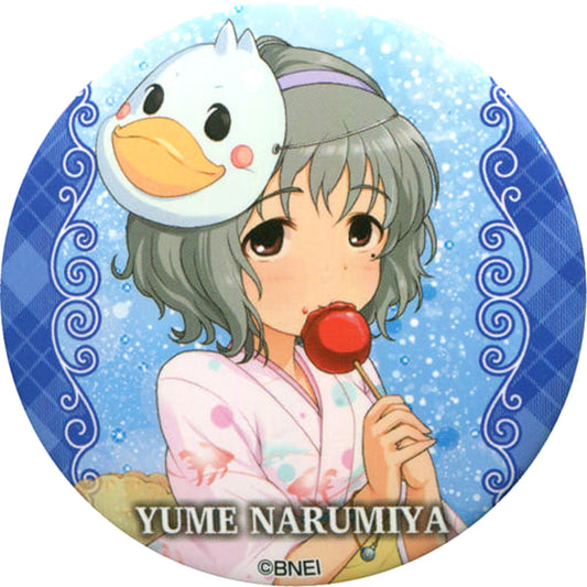 THE IDOLM@STER Cinderella Girls Yume Narumiya Normal Trading Can Badge Part 1 C Tokyu Hands Summer Lab 2020 Limited Buttons [USED]