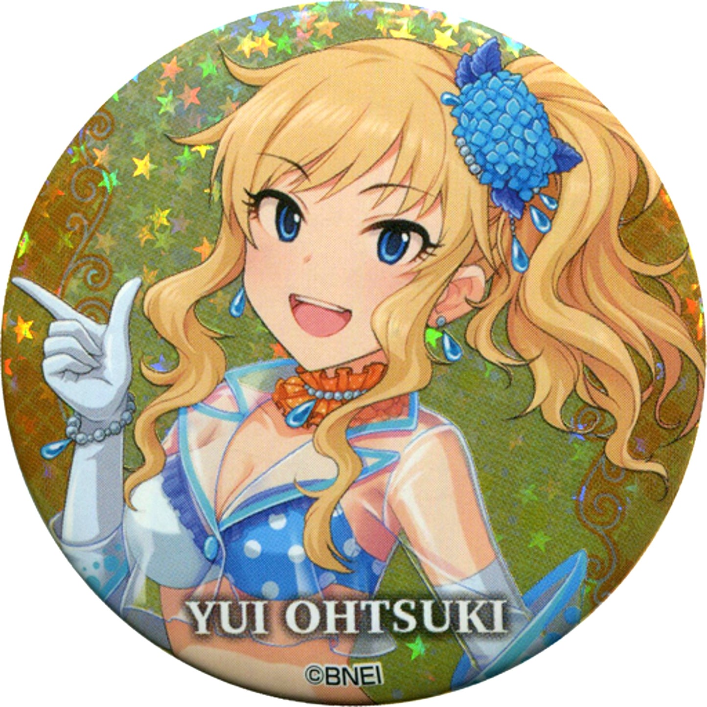 Yui Ohtsuki Hologram The Idolmaster Cinderella Girls Trading Badge Vol. 1 C The Idolmaster x Tokyu Hands SUMMER LAB 2020 Goods [USED]