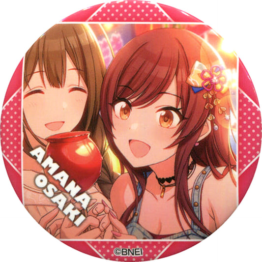 THE IDOLM@STER Shiny Colors Amana Osaki Normal Trading Can Badge Part 1 Tokyu Hands Summer Lab 2020 Limited Buttons [USED]