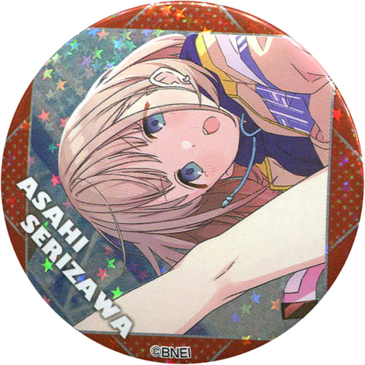 THE IDOLM@STER Shiny Colors Asahi Serizawa Hologram Trading Can Badge Part 1 Tokyu Hands Summer Lab 2020 Limited Buttons [USED]