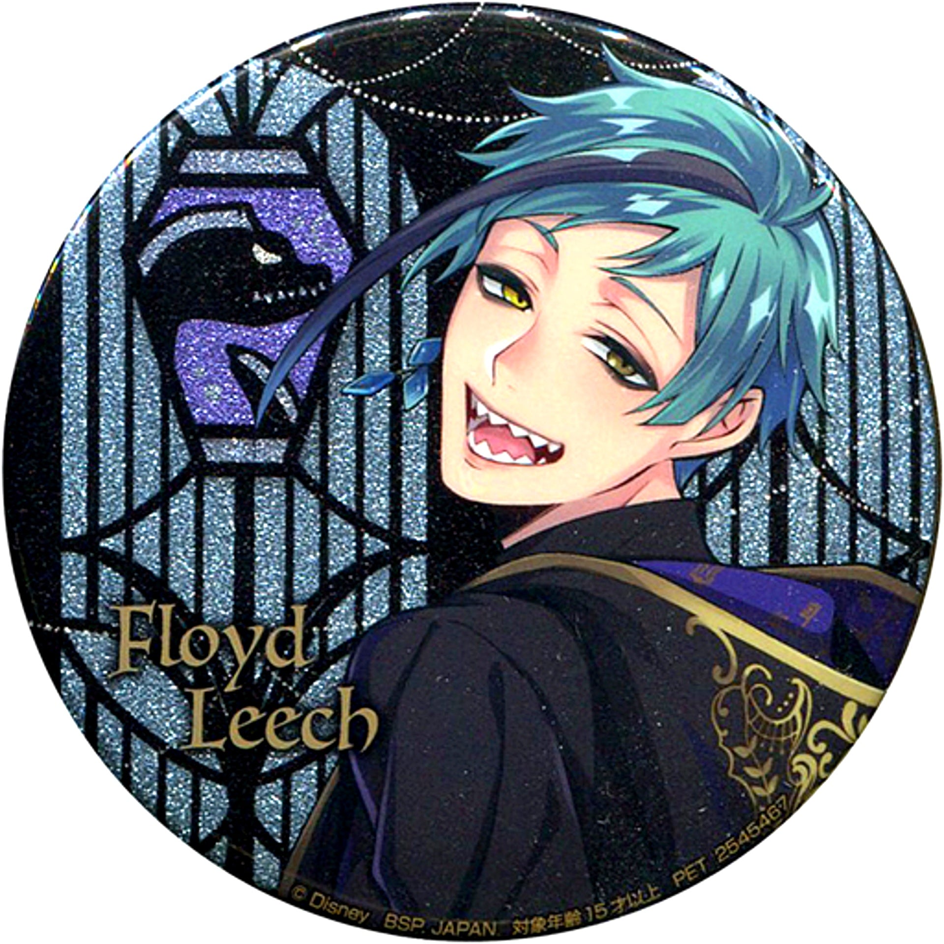 Floyd Leech Disney Twisted-Wonderland Glitter Button To the Mirror Chamber Vol.1 Namco Limited [USED]