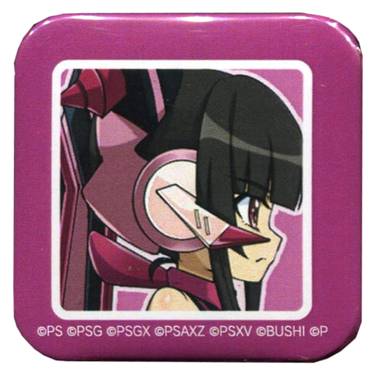 Symphogear XD Unlimited Tsukuyomi Shirabe Trading Square Can Badge 3rd Anniversary! Summer Store Limited Buttons [USED]