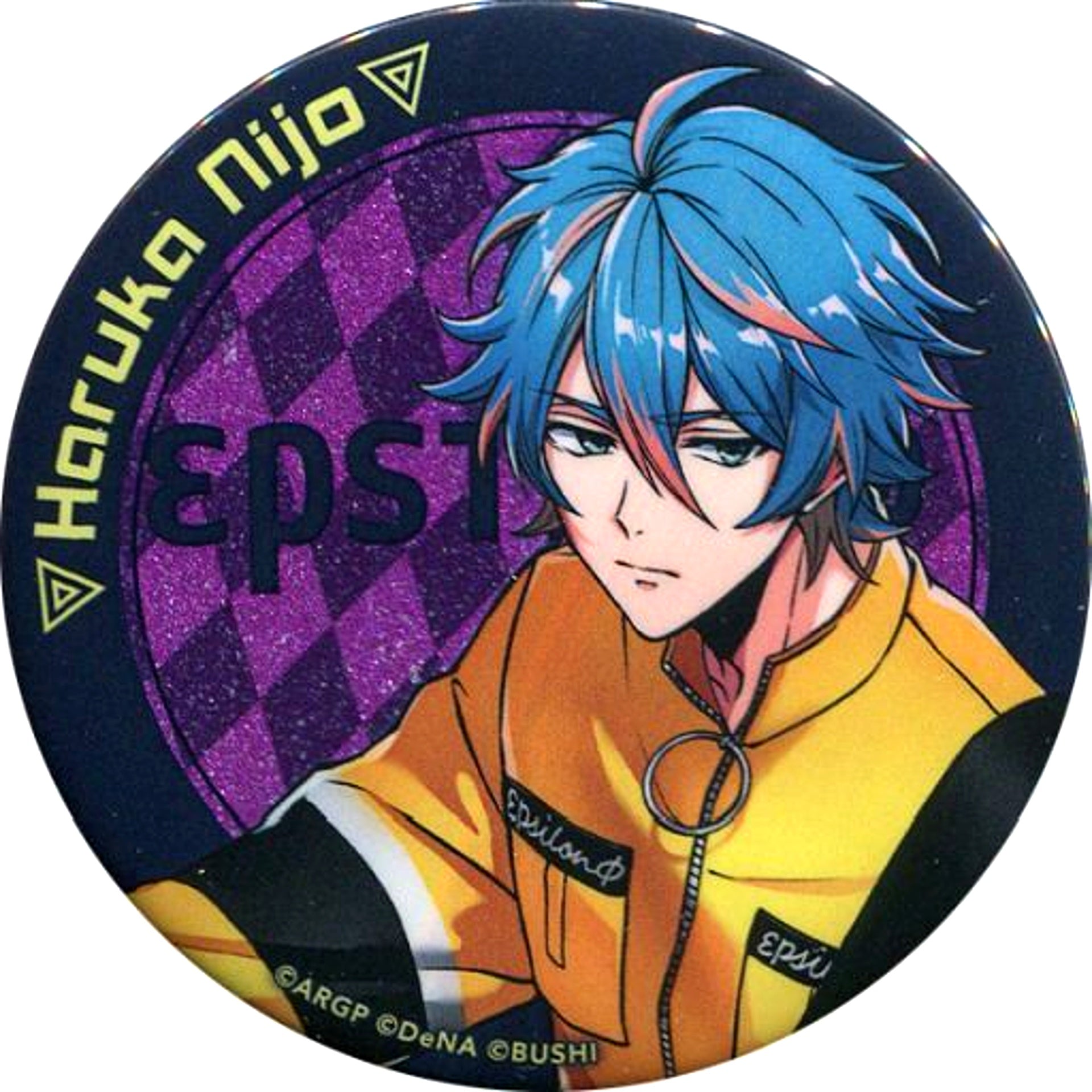 Haruka Nijo ARGONAVIS from BanG Dream! AAside Trading Big Holo Button [USED]