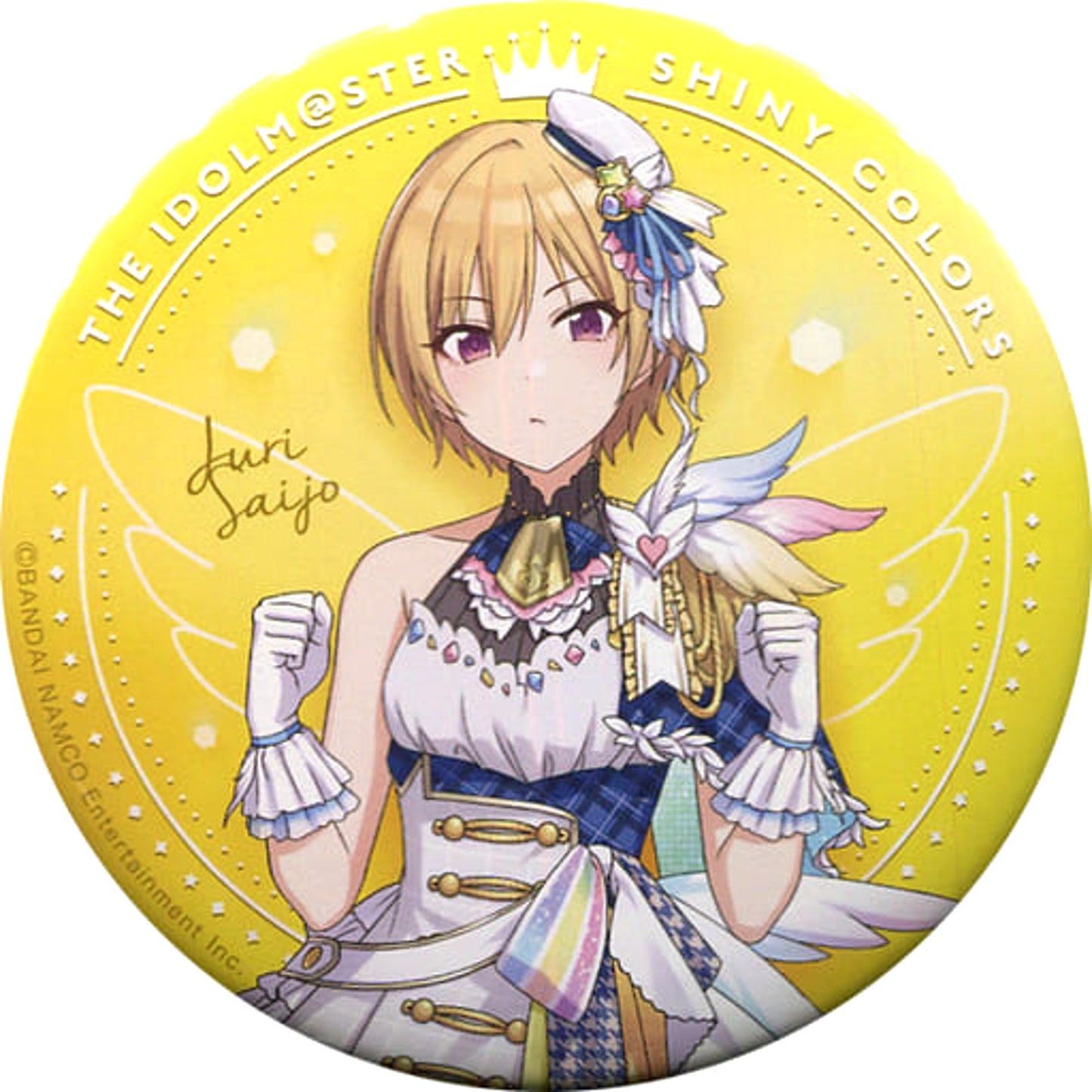THE IDOLM@STER Shiny Colors Jyuri Saijo Sunset Sky Passage Ver. Big Can Badge Buttons [USED]