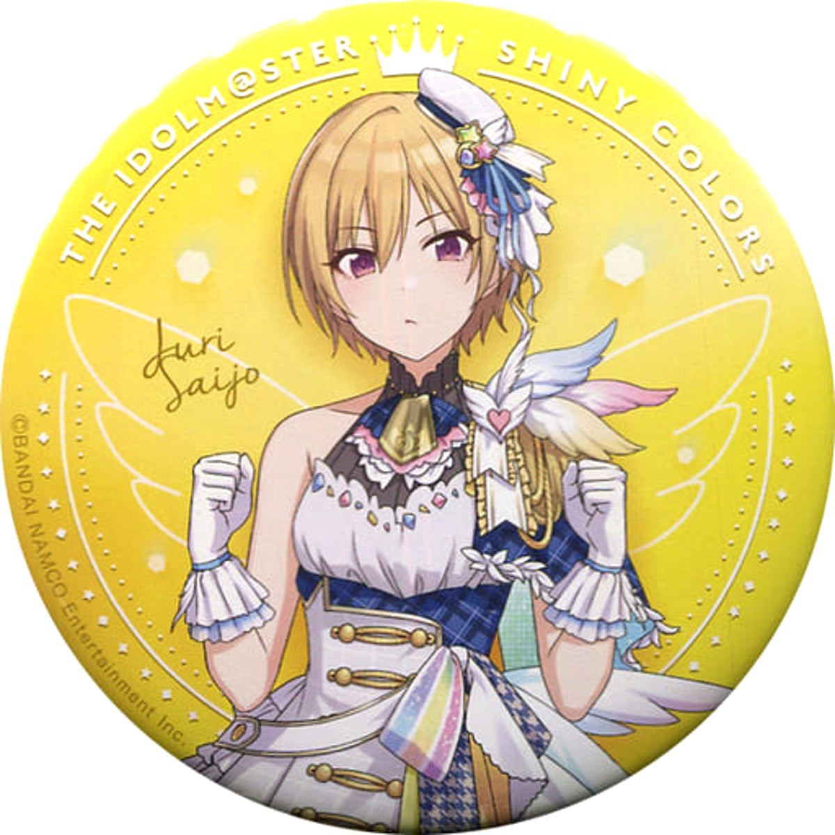 THE IDOLM@STER Shiny Colors Jyuri Saijo Sunset Sky Passage Ver. Big Can Badge Buttons [USED]