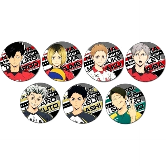 Set of 7 Haikyu!! TO THE TOP Button Collection Vol.2 [USED]