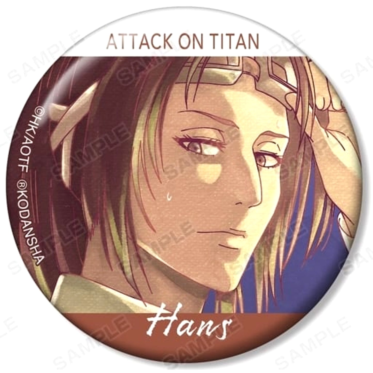 Attack on Titan Hange Zoe Ani-Art Trading Can Badge Vol.3 Buttons [USED]