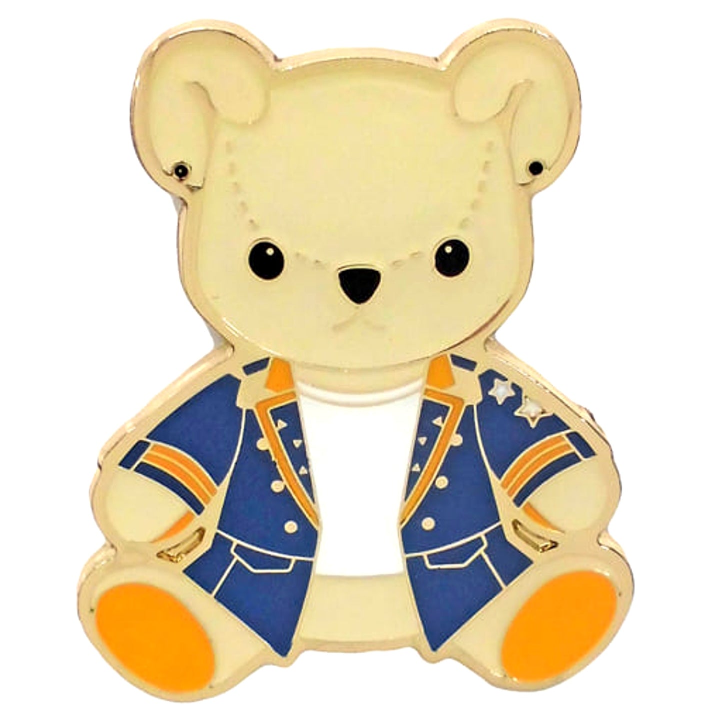 Uta no Prince Sama Ren Jinguji Pins Collection Kuma Pri Ver. Shining All-Star Shop Limited Pins [USED]