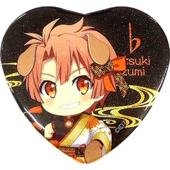 IDOLiSH7 Mitsuki Izumi Glitter Heart Can Badge Collection in Namja Town 5th Anniversary Festival Limited Buttons [USED]