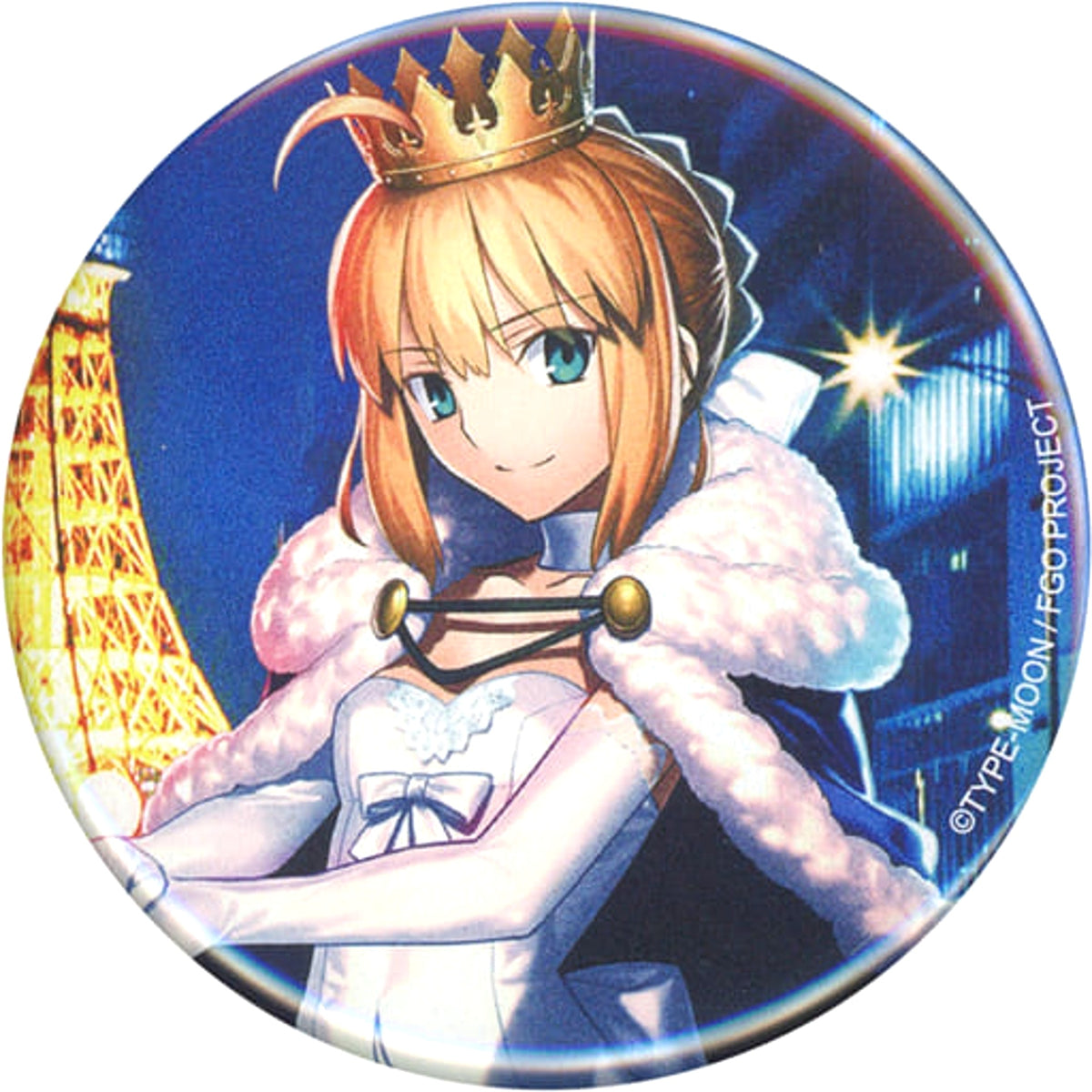 Fate/Grand Order Saber / Artoria Pendragon Spirit Origin Summon Can Badge A 5th Anniversary Under The Same Sky Limited Buttons [USED]