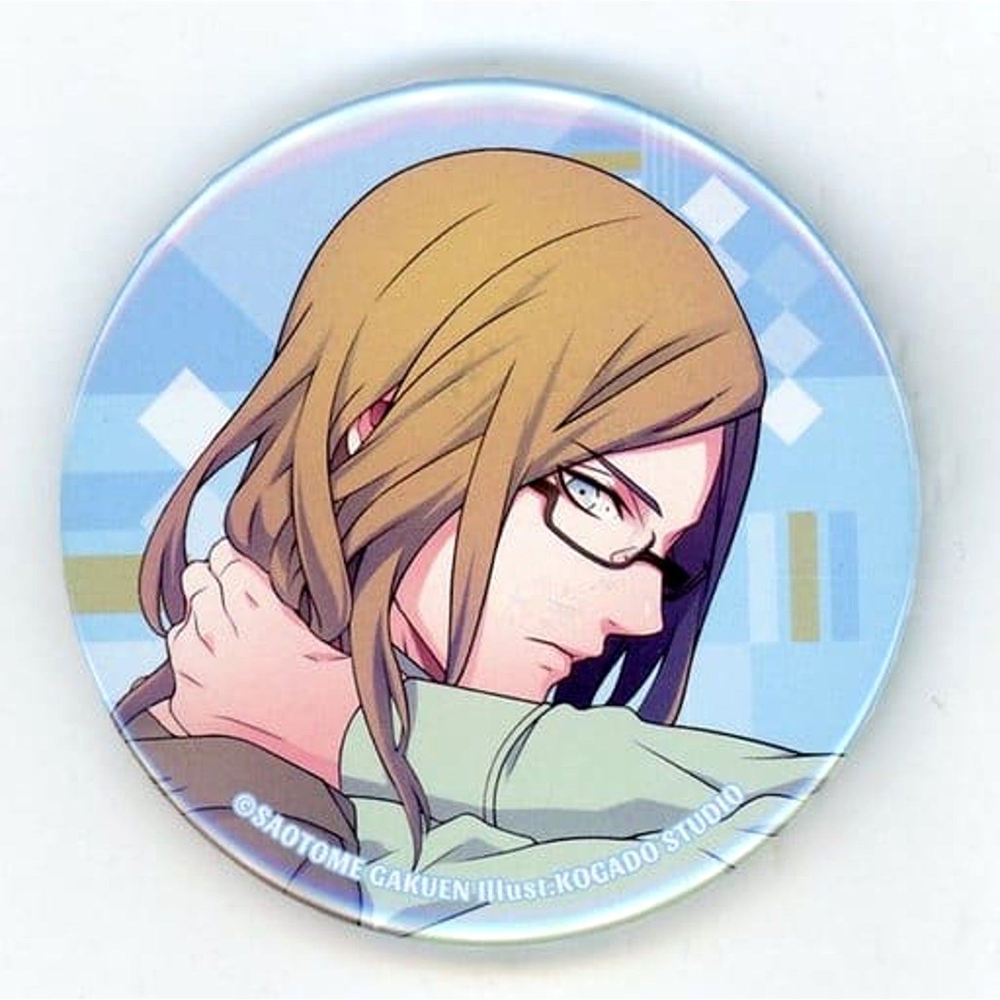 Uta no Prince Sama Camus Glasses Trading Can Badge Camus Collection Buttons [USED]