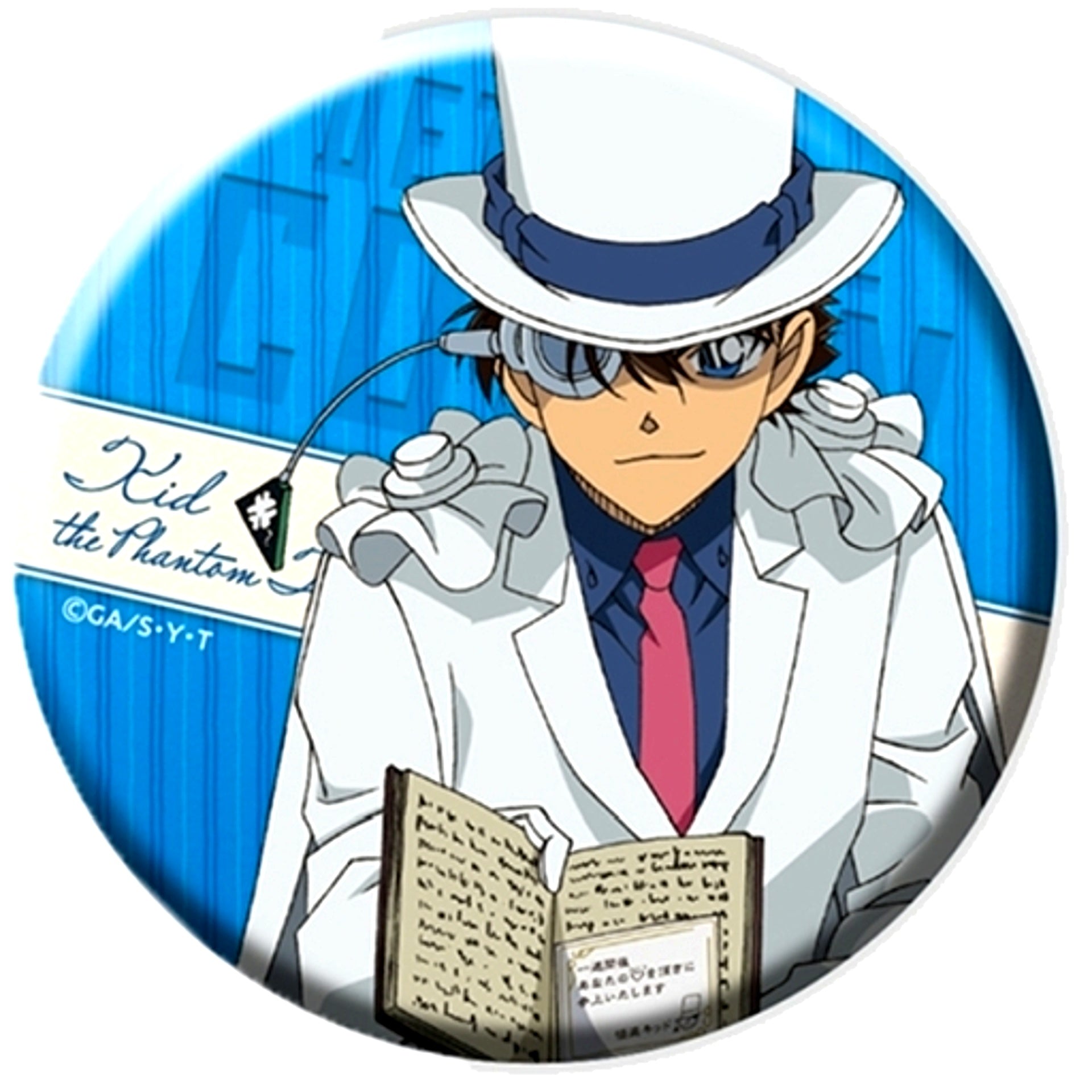 Kaito Kid Detective Conan Button Plus Reading Ver. [USED]