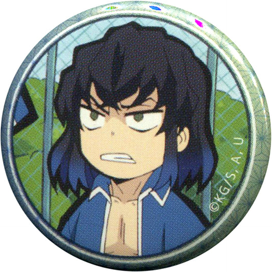 Inosuke Hashibira Jersey Demon Slayer: Kimetsu no Yaiba Kimetsu Gakuen Monogatari Kimetsu no Utage Kimetsu Gakuen Cafe Lottery 32mm Button [USED]