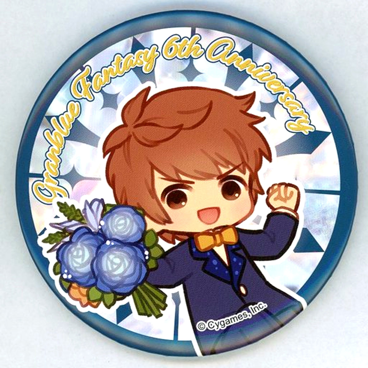 Gran Granblue Fantasy Siero's Knickknack Shack Tokyu Hands Branch 6th Anniversary Trading Chibi Deka Button [USED]