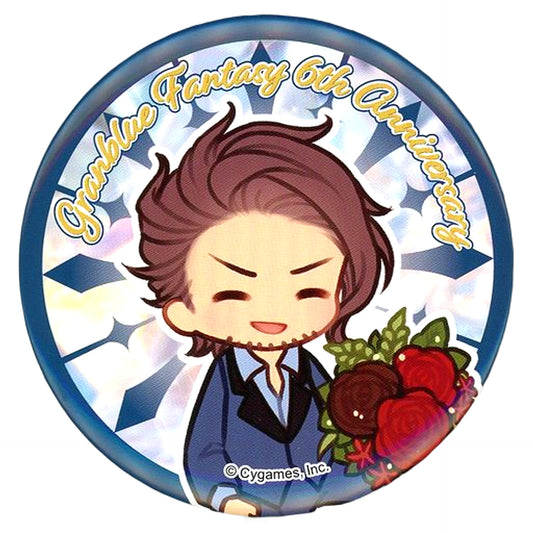 Rackam Granblue Fantasy 6th Anniversary Trading Chibi Deka Button Yorozuya Siero Tokyu Hands Branch Offices Limited [USED]