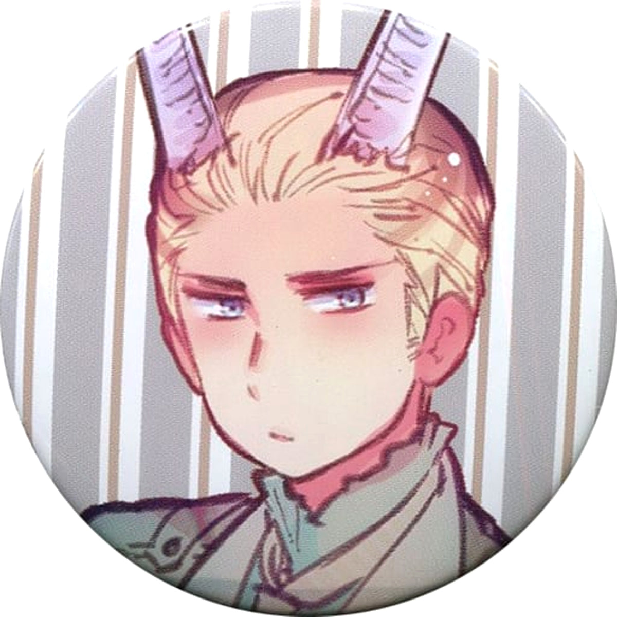 Hetalia The World Twinkle Germany Event Commemoration Character Badge Collection Event Festivita Vol.3 Limited Buttons [USED]