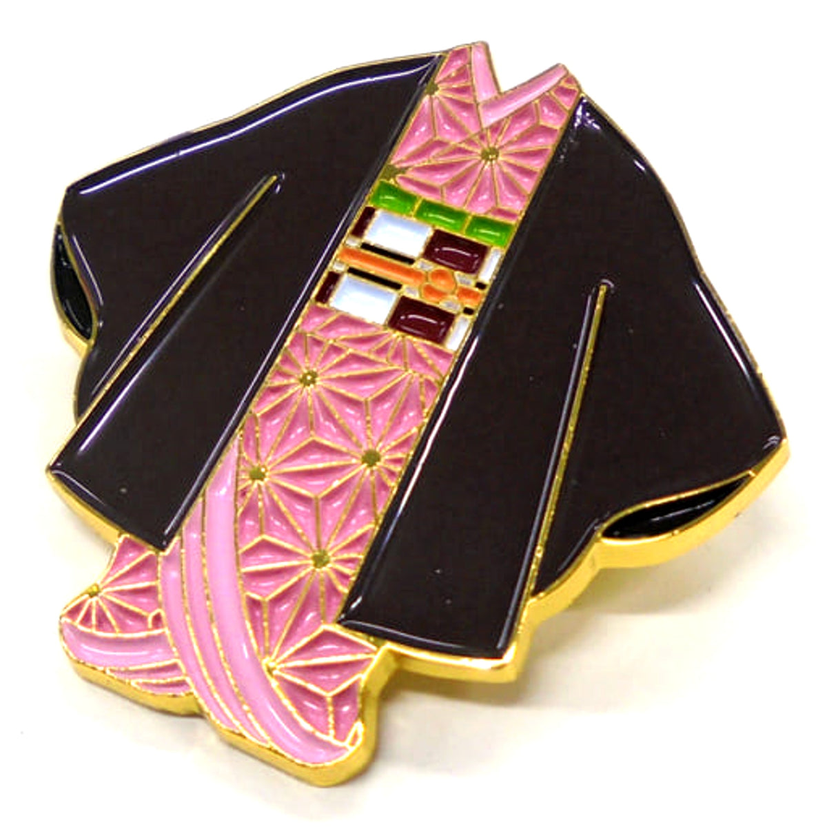 Demon Slayer: Kimetsu no Yaiba Nezuko Kamado Diecast Pin Badges Buttons [USED]