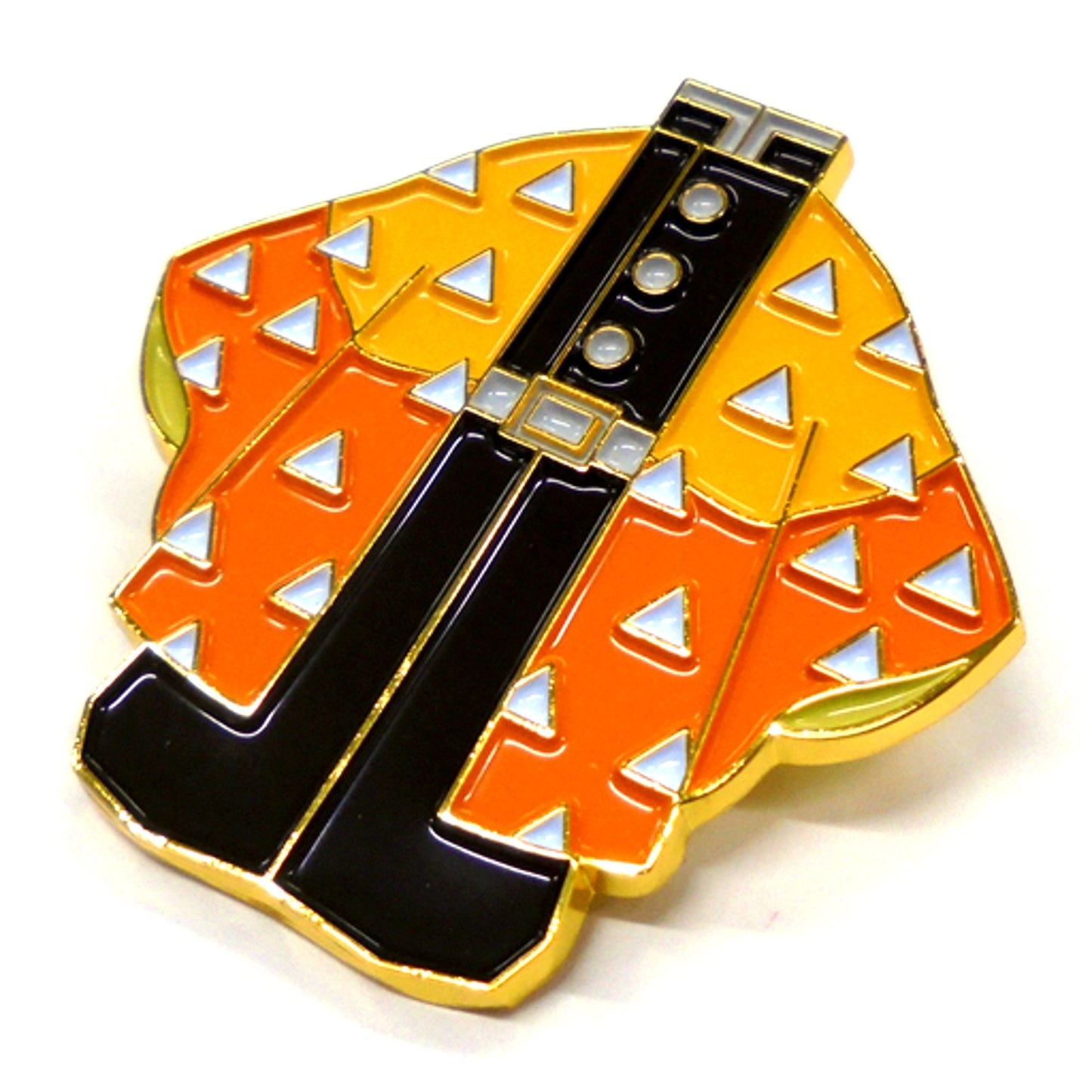 Zenitsu Agatsuma Demon Slayer Die-cast Pin Badge [USED]