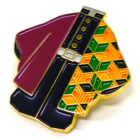 Giyu Tomioka Demon Slayer Die-cast Pin Badge [USED]