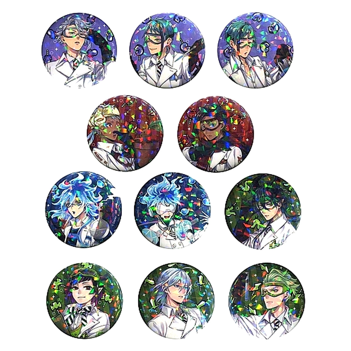 Set of 11 Disney Twisted Wonderland Button Collection 4 [USED]