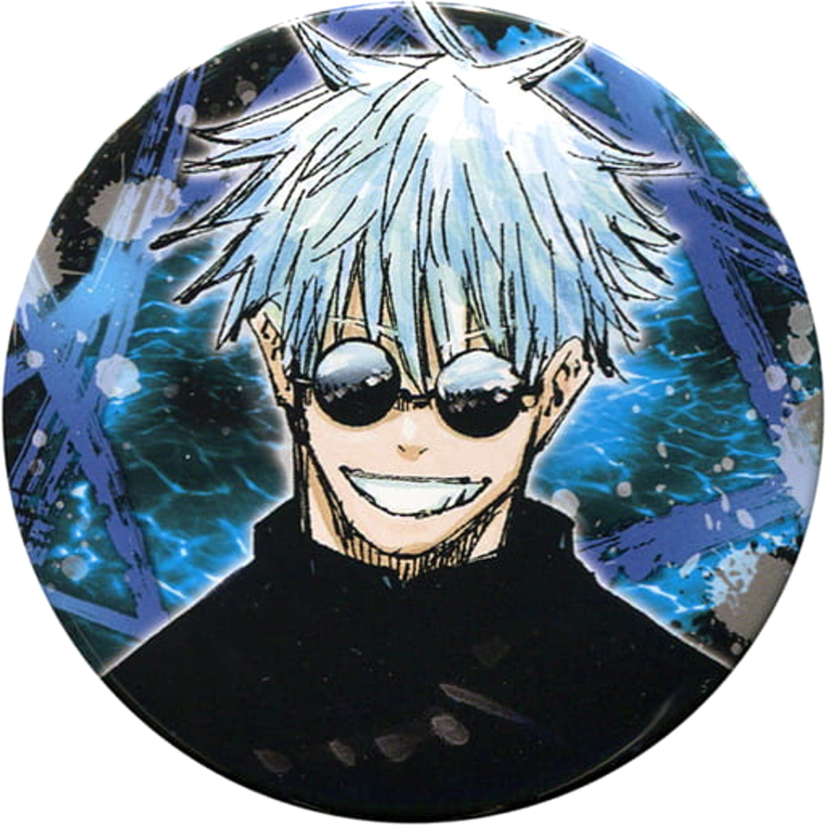 Jujutsu Kaisen Satoru Gojo Sunglasses Collection Can Badge Part 1 Jump Characters Store Limited Buttons [USED]