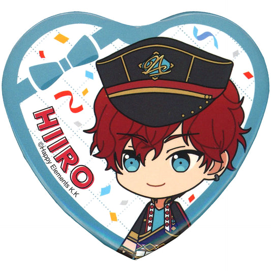 Hiiro Amagi Ensemble Stars HAPPY NEW TERM Heart Badge Group A Marukaku Badge 2020 Ver. Purchase Bonus [USED]
