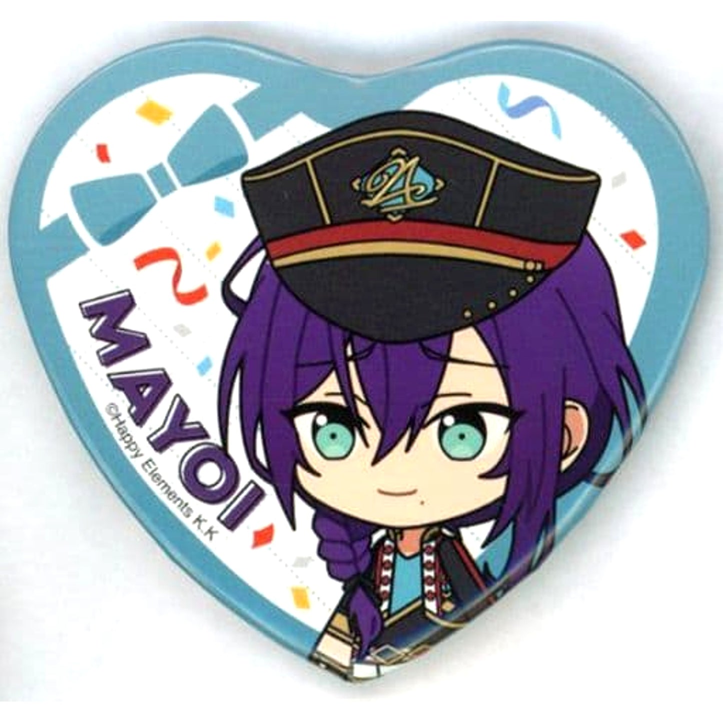 Mayoi Ayase Ensemble Stars!! HAPPY NEW TERM!! Group A Heart Button Marukaku Button 2020 Ver. Purchase Bonus [USED]