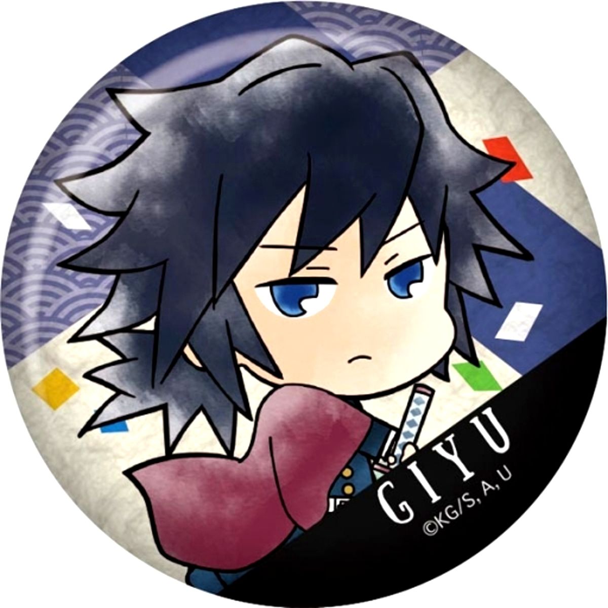 Giyu Tomioka Demon Slayer: Kimetsu no Yaiba Tojicolle Origami Button vol.4 [USED]
