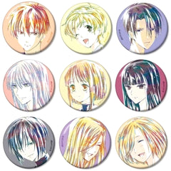 Fruits Basket Souma Kyou & Others Ani-Art Trading Can Badge Ver.B All 9 Types Set Buttons [USED]
