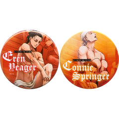 Attack on Titan Ellen Connie 90mm Can Badge Comics Attack on Titan Vol.32 Special Edition Included Benefits Set of 2 Buttons [USED]