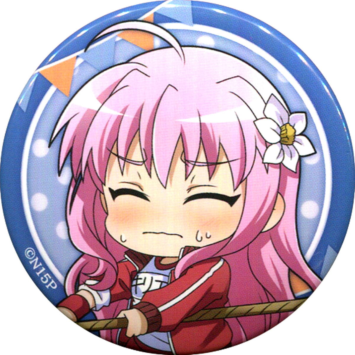 Kirie Florian Mini Magical Girl Lyrical Nanoha Chara Badge Collection Button Lyrical Store 2020 Lyrical Sports Festival [USED]