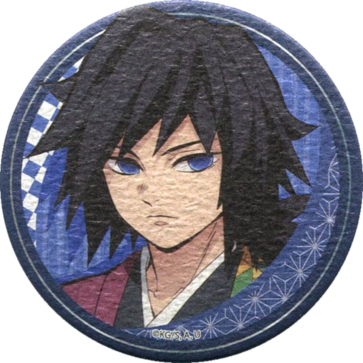 Demon Slayer: Kimetsu no Yaiba Giyu Tomiokau Japanese Style Can Badge animate Limited Buttons [USED]