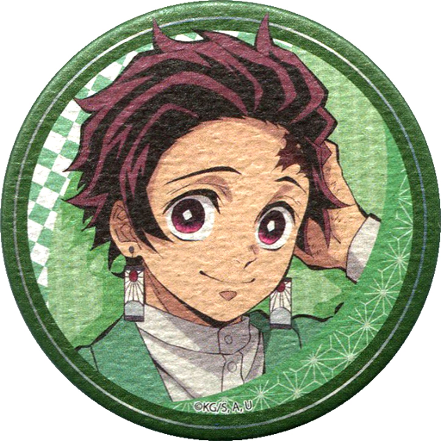 Tanjiro Kamado Demon Slayer: Kimetsu no Yaiba Japanese Style Button Real Mystery Solving Game Fair [USED]